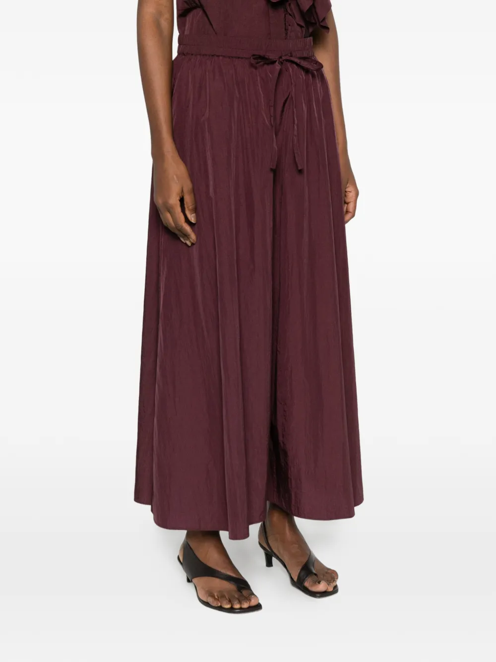  Psophia Drawstring Trousers - Red 