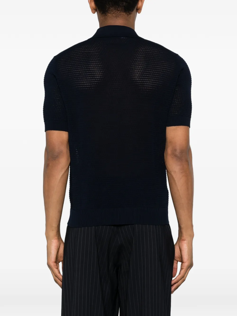 Tagliatore T-shirt met V-hals Blauw