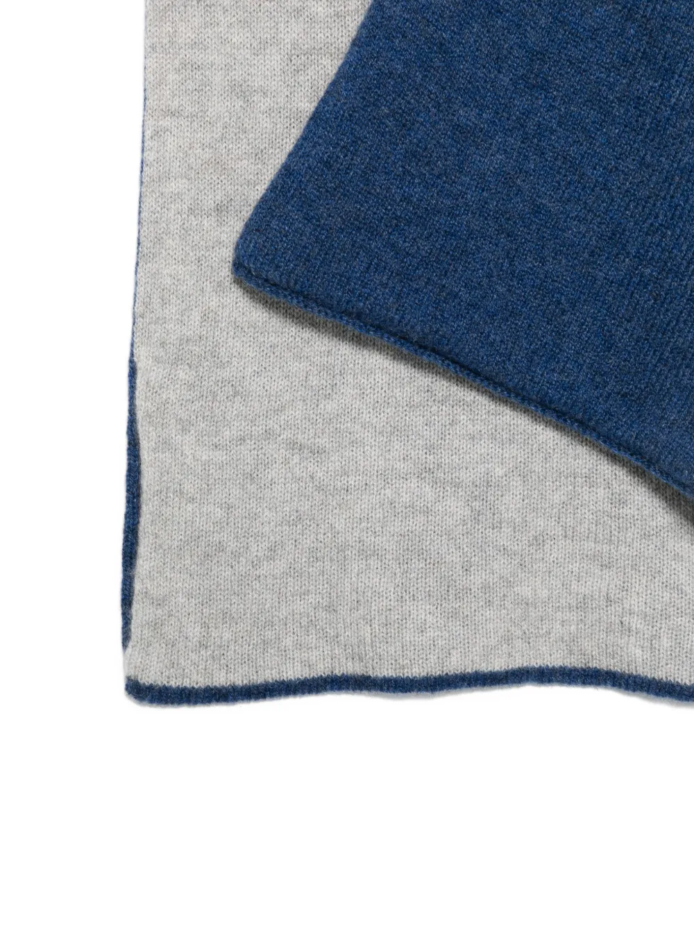  Dell'oglio Cashmere Two-tone Scarf - Blue 