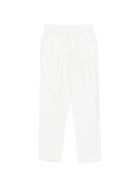 TRUSSARDI JUNIOR pantalones elásticos con logo bordado