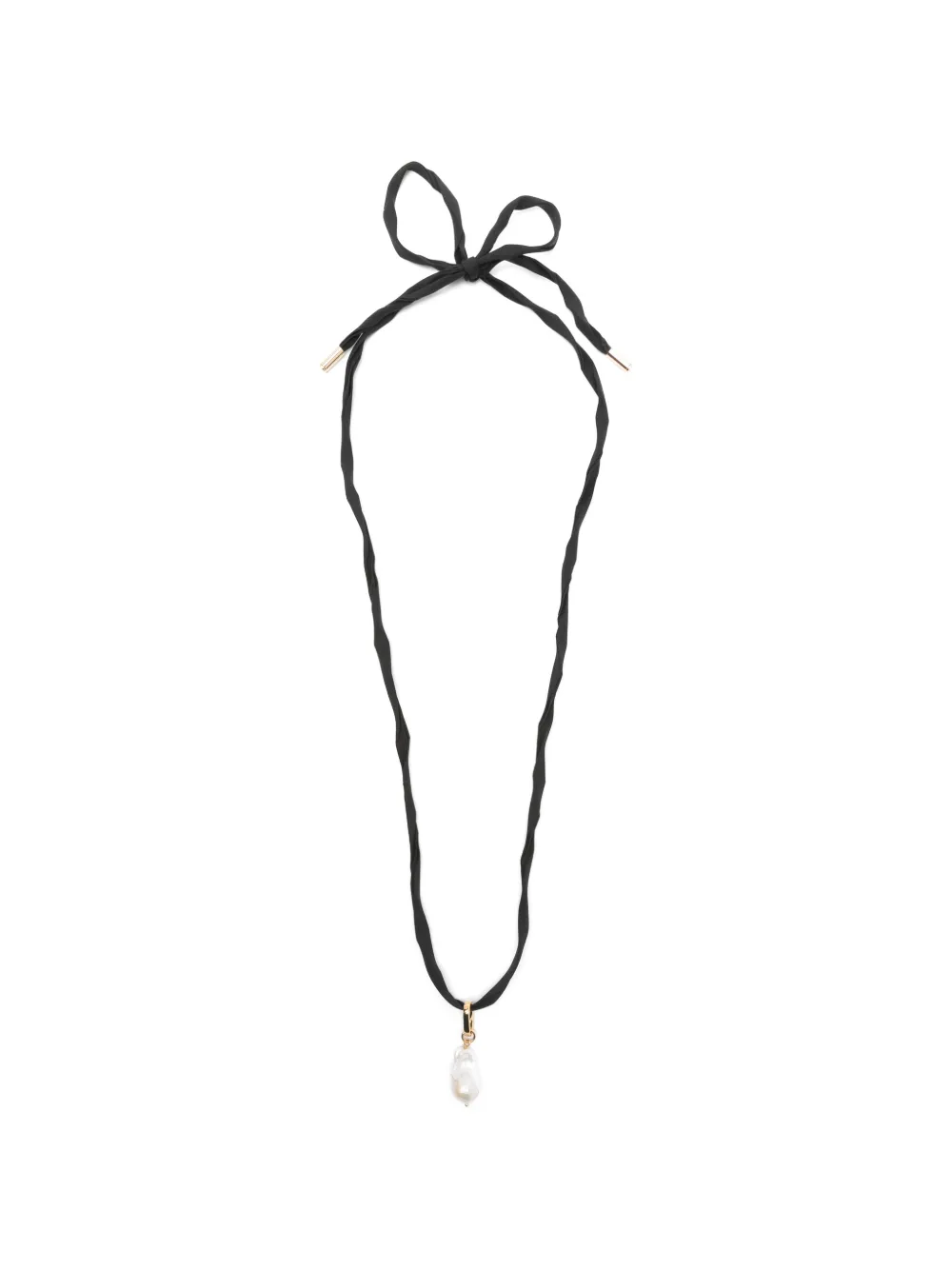 Carven Talisma pearl tie necklace - Gold