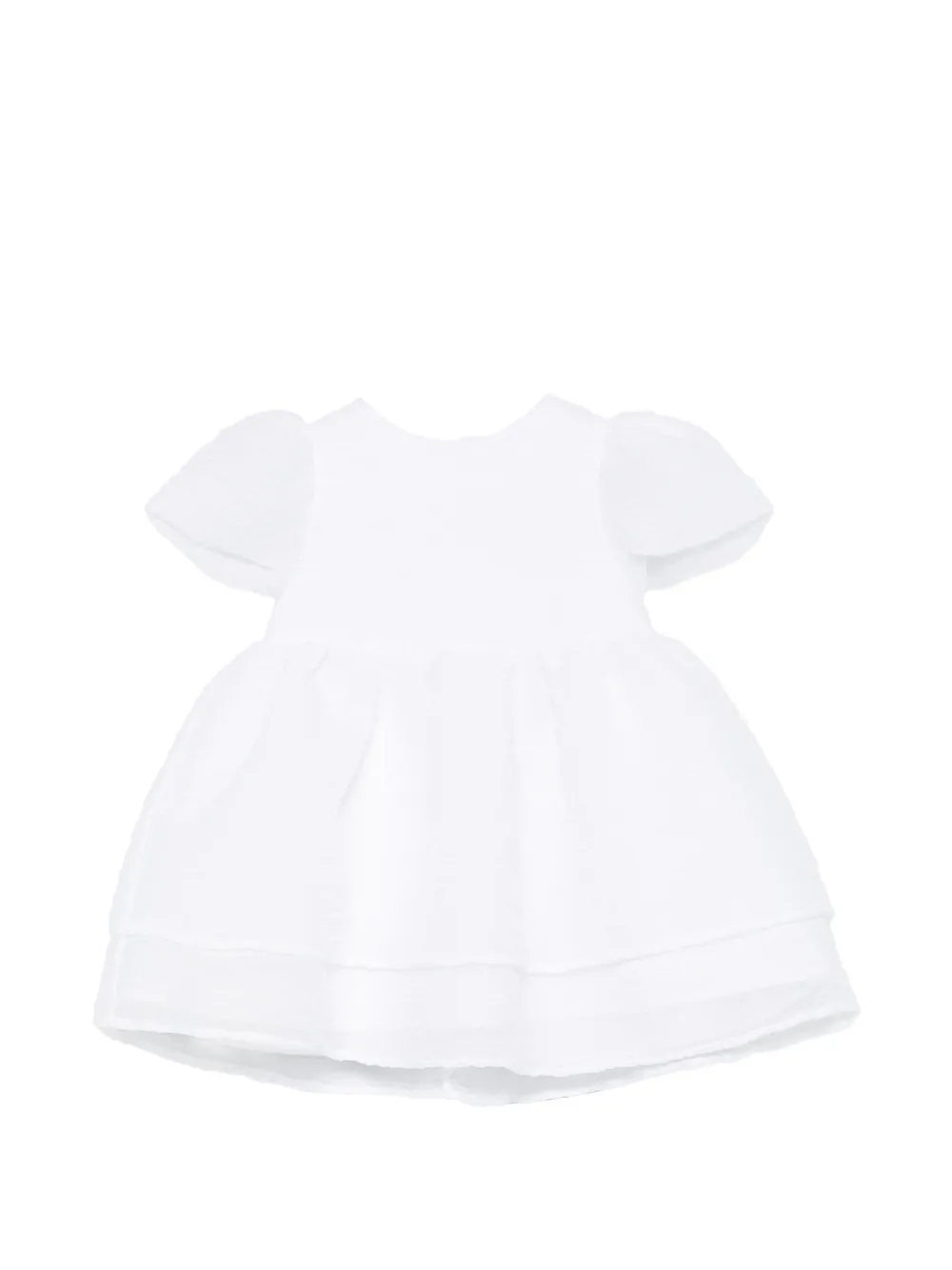 Simonetta Babies' Layered Dress In White