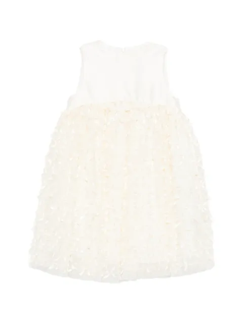 Simonetta sleeveless ruffled dress