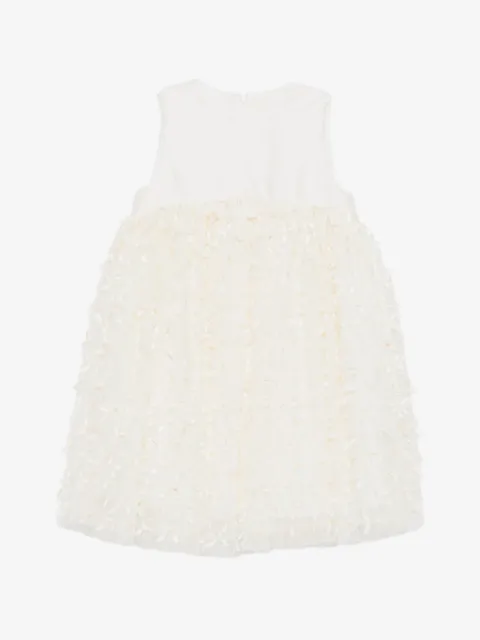 Simonetta vestido con volantes sin mangas