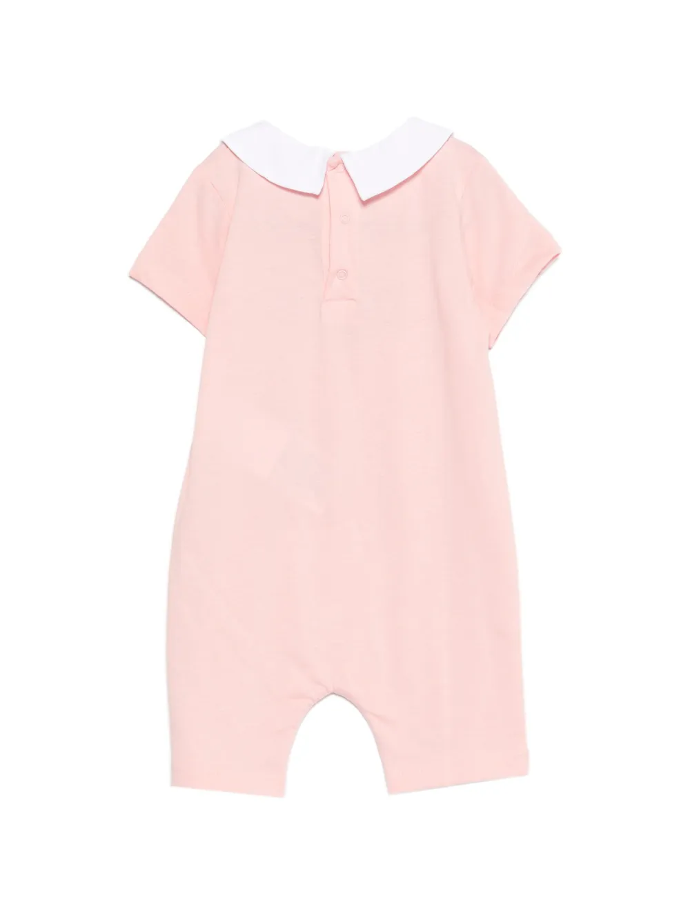 Moschino Kids Romper met teddy-applicatie Roze
