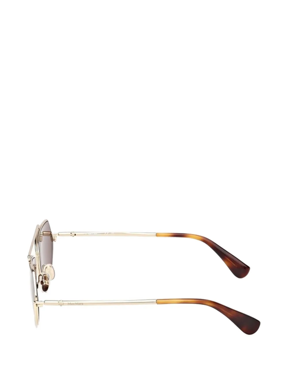  Max Mara Geometric Sunglasses - Gold 