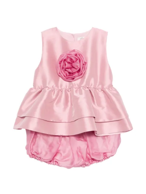 alapage ruffled flower dress set