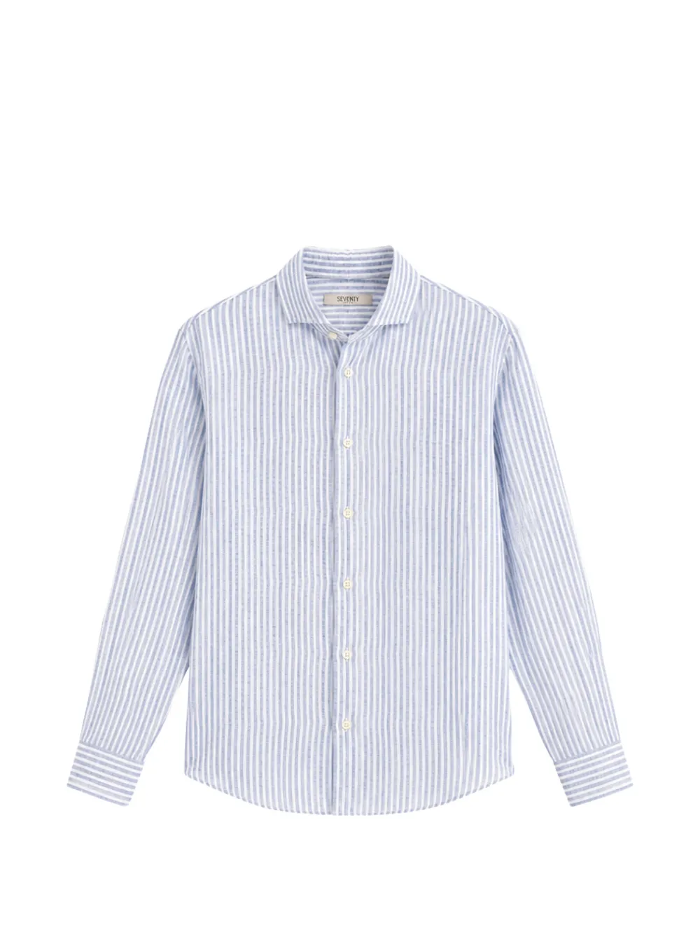 Seventy Striped Linen Shirt In White