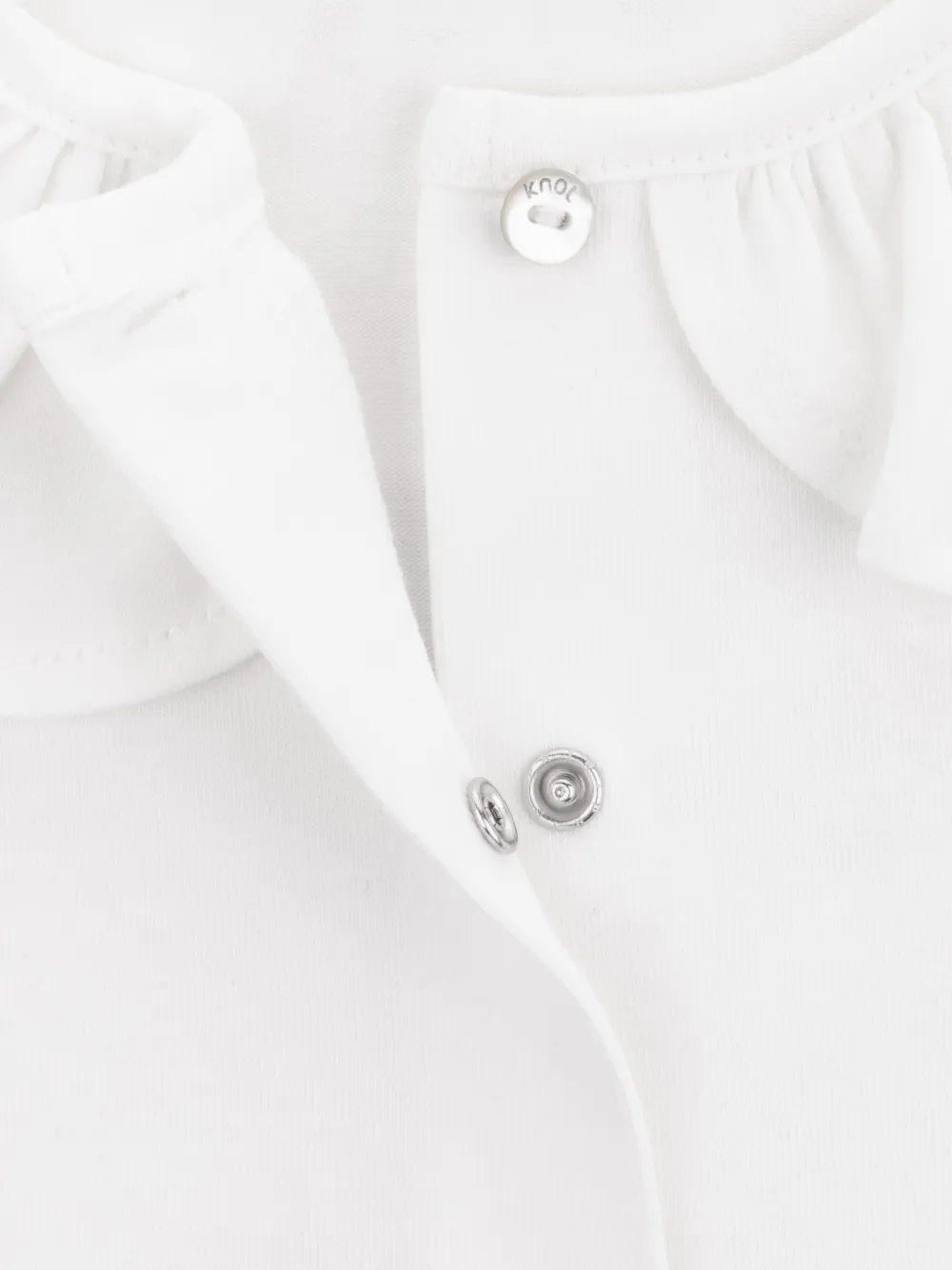 Knot Juliet romper met ruches Wit