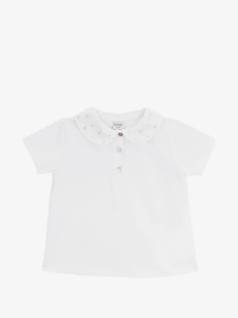 Knot Florence embroidered polo shirt