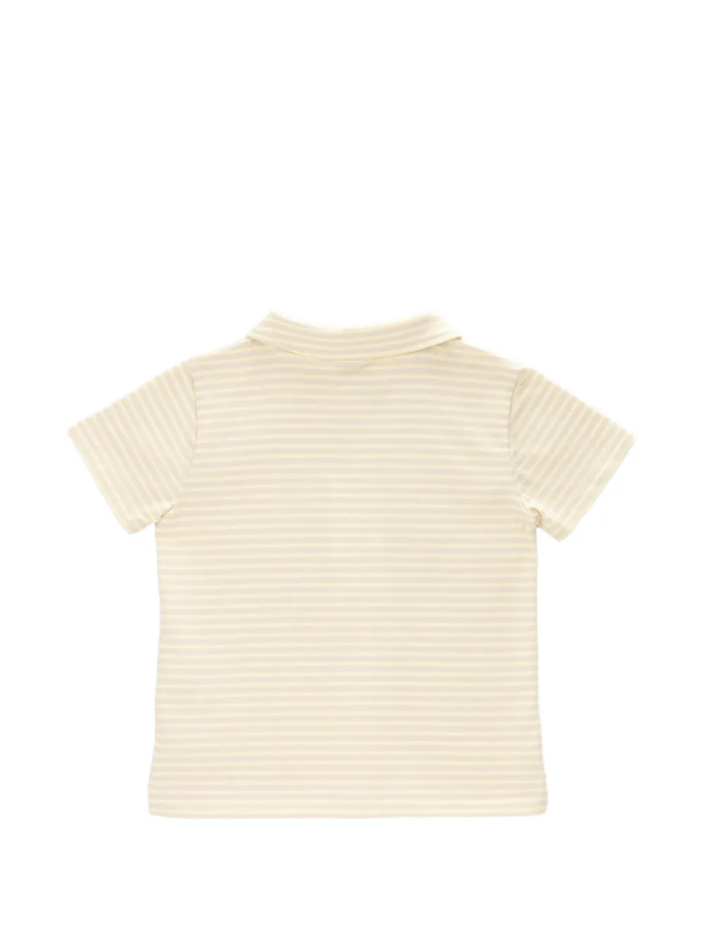  Knot Lenon Striped Polo Shirt - Yellow 