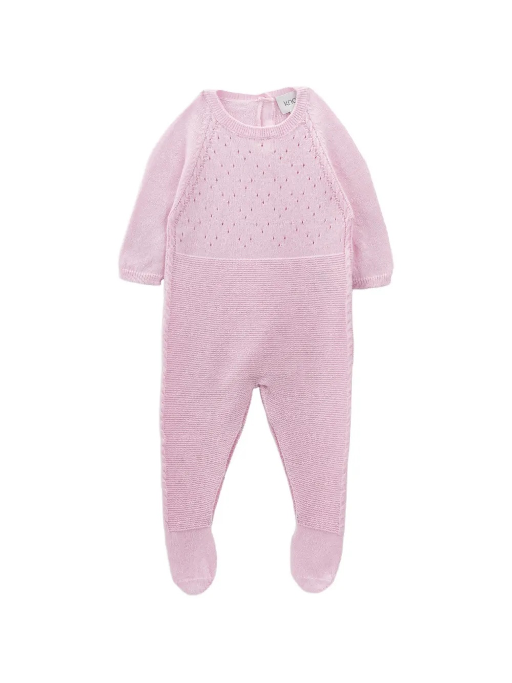 Knot Eli knitted jumpsuit - Rosa