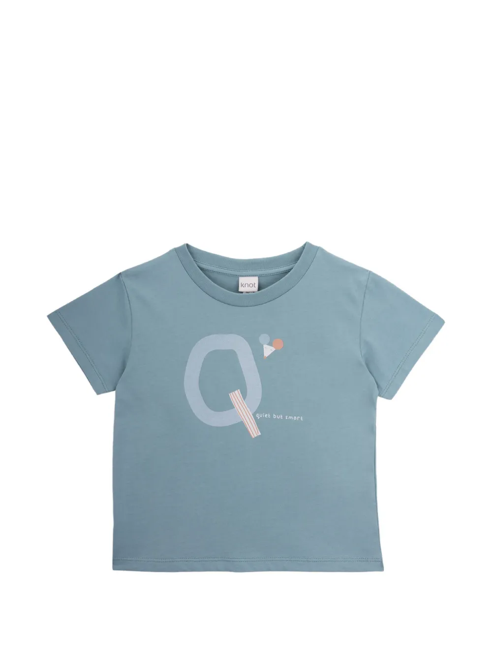 Knot T-shirt Quiet Cousin - Blu