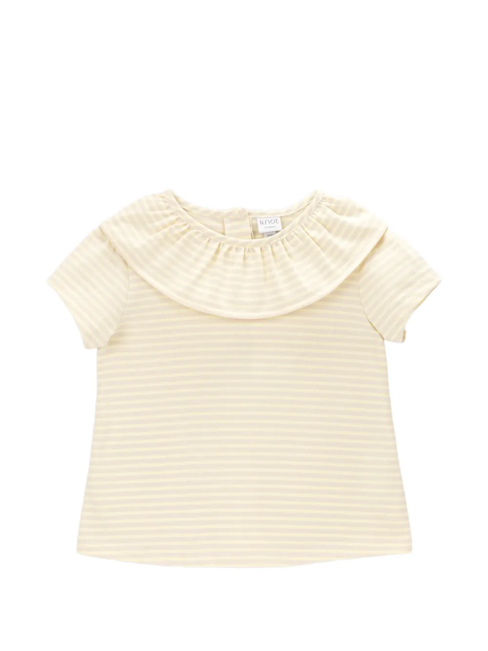 Knot T-shirt Louise a righe - Giallo