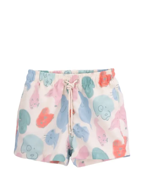 Knot Parker animal-print swim shorts