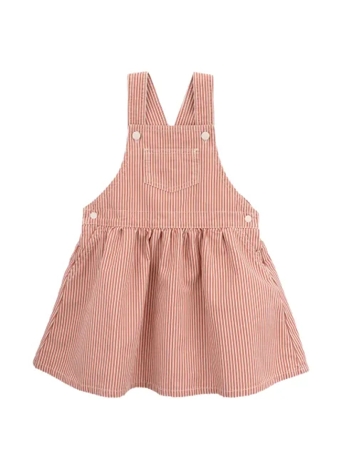 Knot Leticia striped pinafore dress
