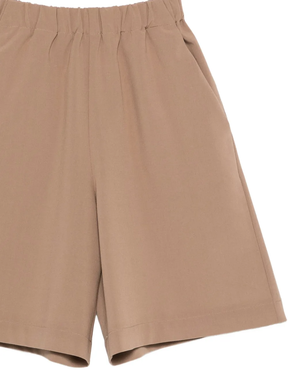  Douuod Kids Elasticated Waist Shorts - Brown 