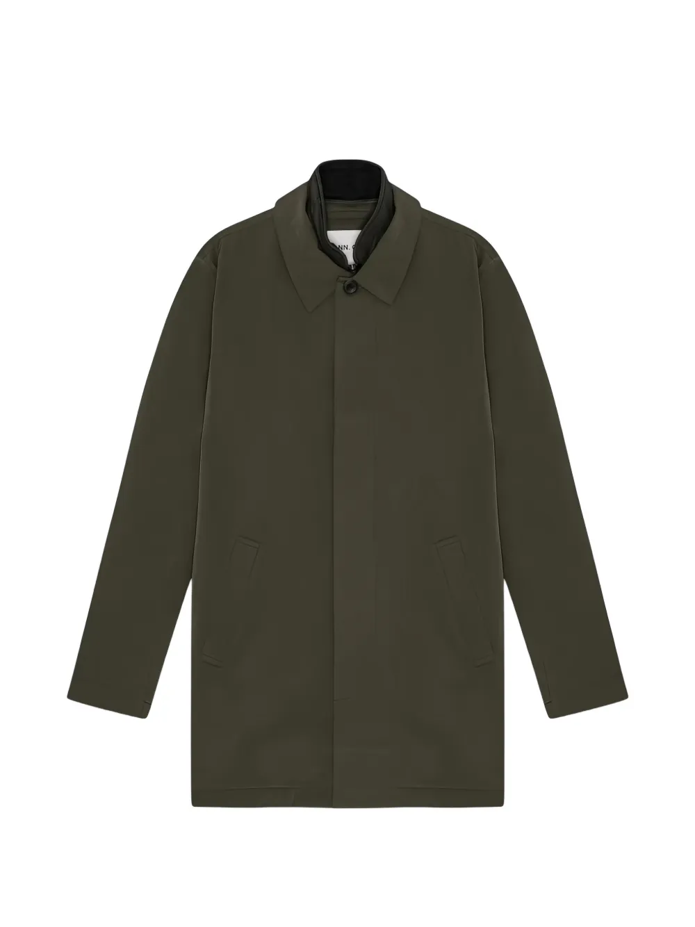 NN07 single-breasted coat - Verde