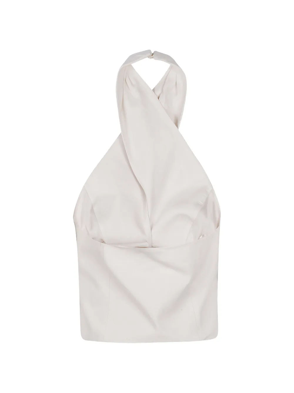  Hinnominate Buttoned Halter Neck Top - Neutrals 