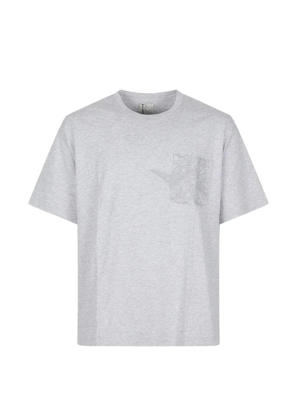 ETRO chest-pocket T-shirt - Grigio