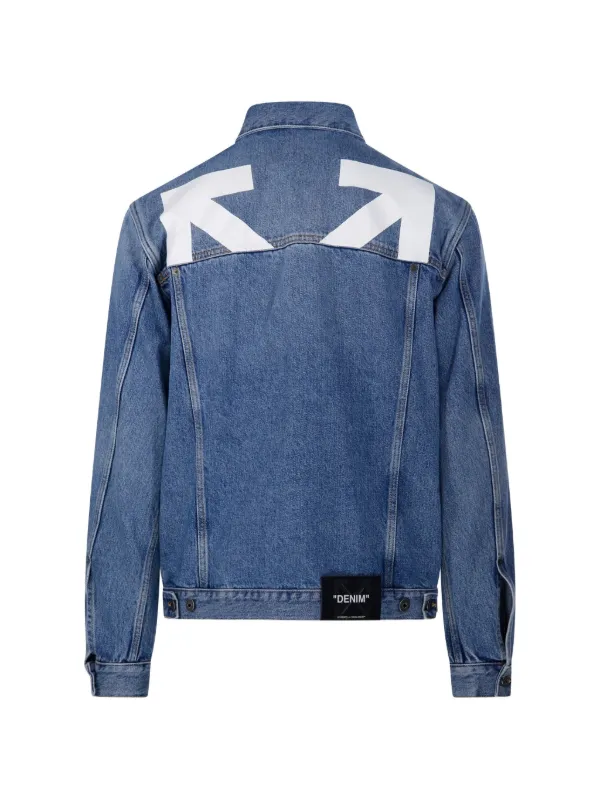 Off-White ポケット デニムジャケット | ブルー | FARFETCH JP