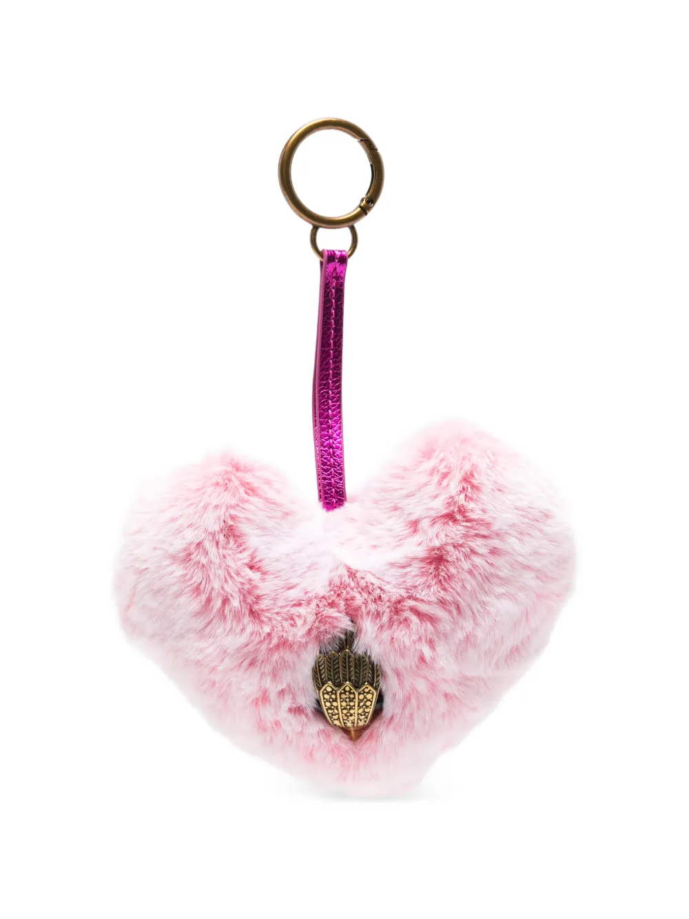 Kurt Geiger textured-heart charm - Rosa