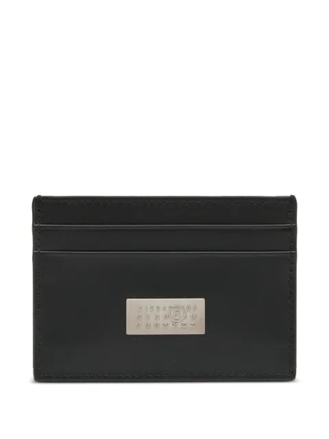 MM6 Maison Margiela logo plaque cardholder