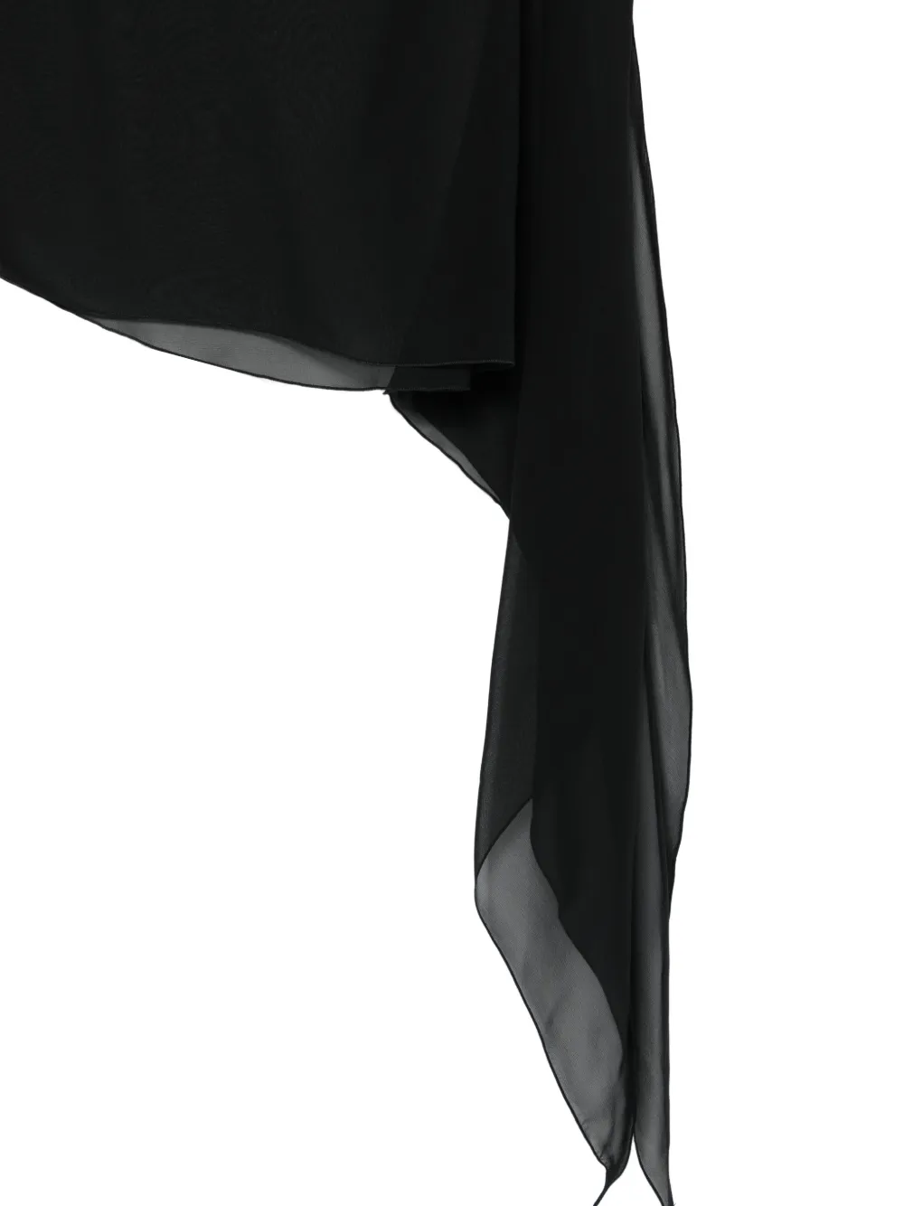  Antonelli Melone Asymmetrical Poncho - Black 