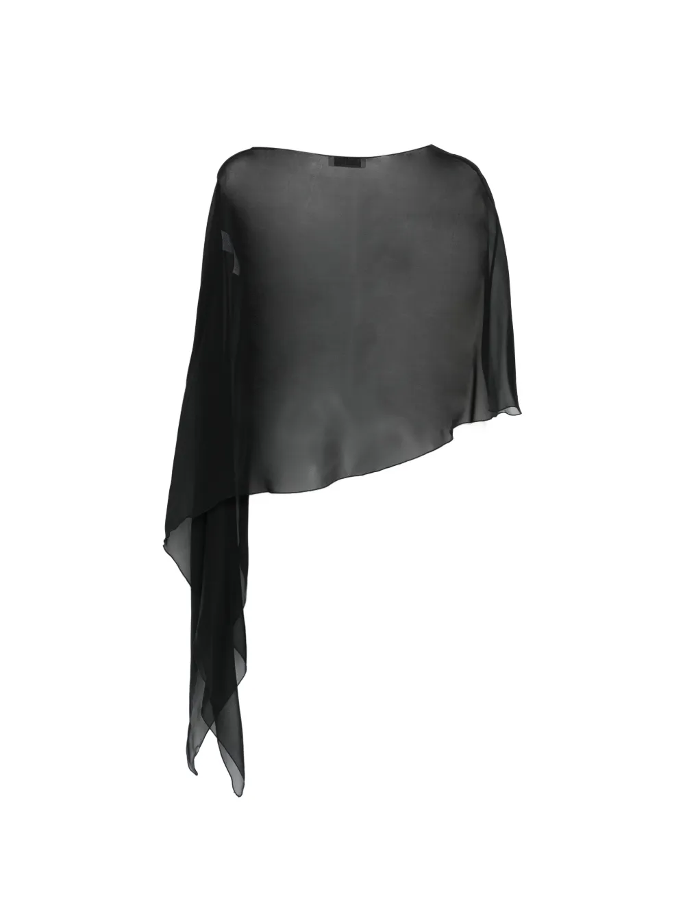  Antonelli Melone Asymmetrical Poncho - Black 