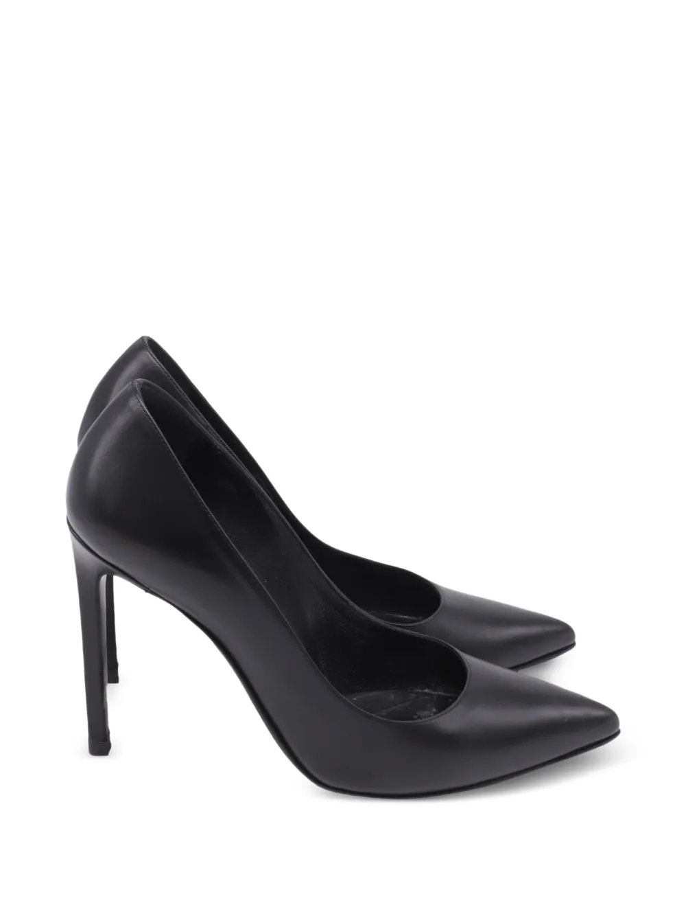 Saint Laurent Pre-Owned Anja pointed-toe leather pumps - Schwarz