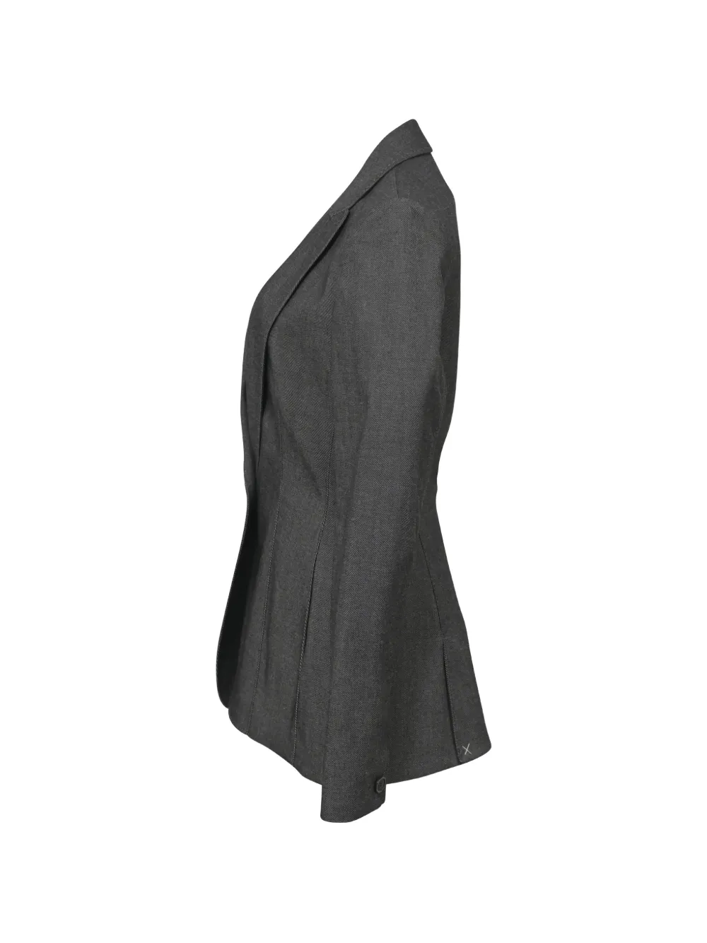 DIOR Pre-owned Single-breasted Blazer In Gray