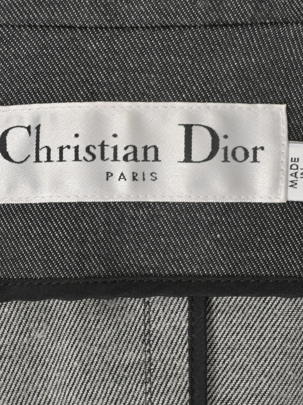 DIOR Pre-owned Single-breasted Blazer In Gray