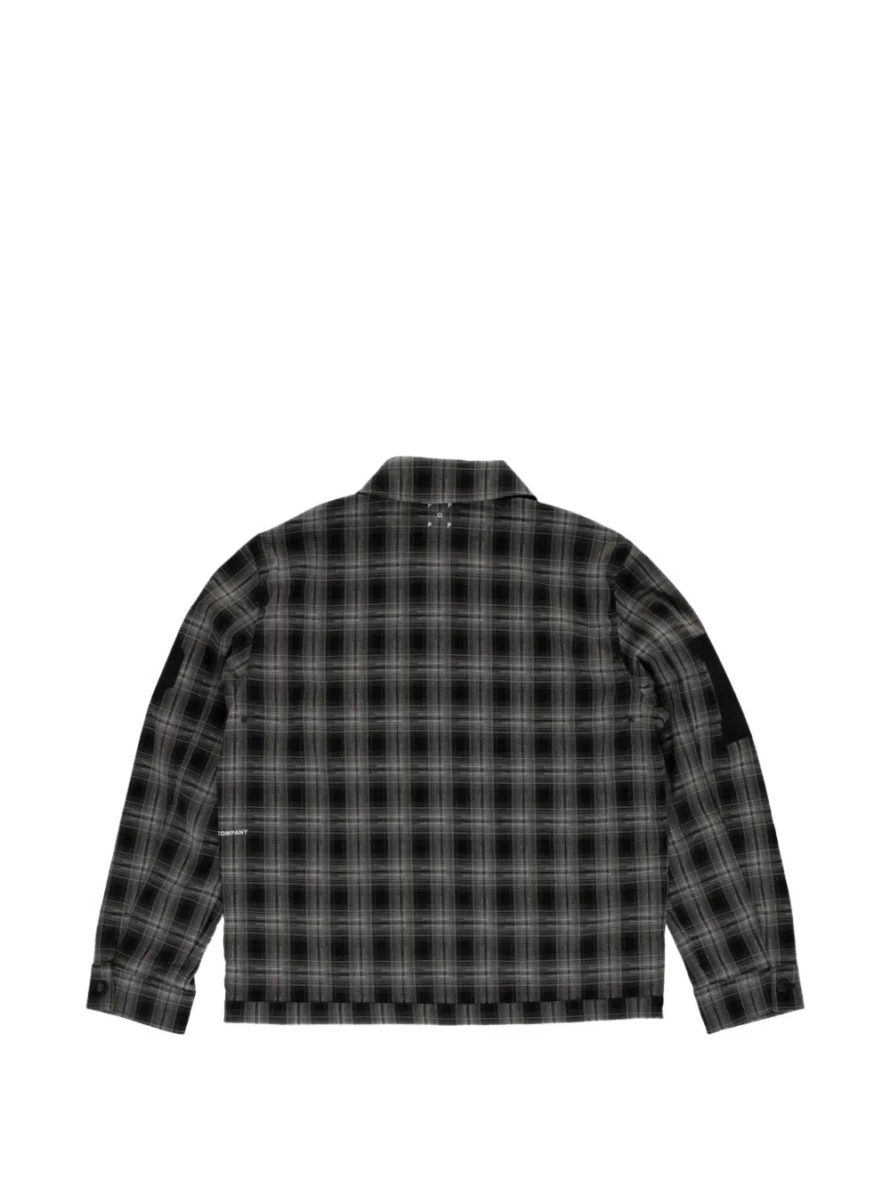  Pop Trading Company Checked Overshirt - Grey 