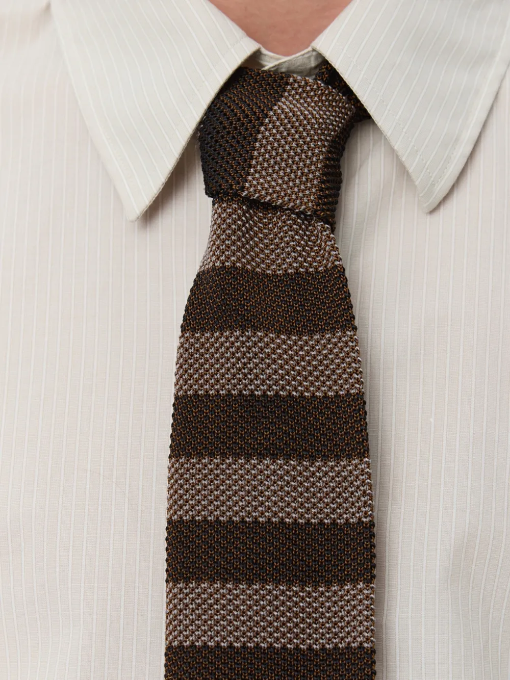  Mfpen Corbata A Rayas - Negro 