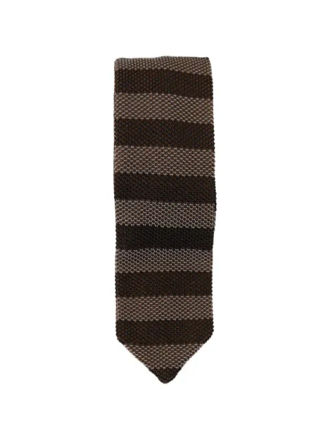 mfpen striped knitted tie