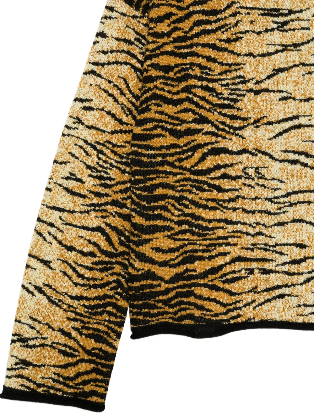  Moschino Jeans Tiger-print Sweater - Yellow 