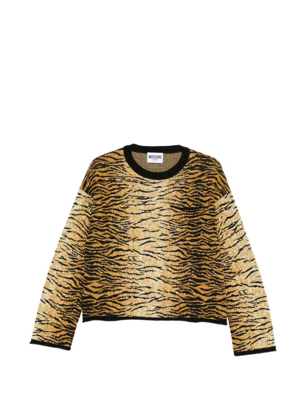 MOSCHINO JEANS Maglione con stampa - Giallo