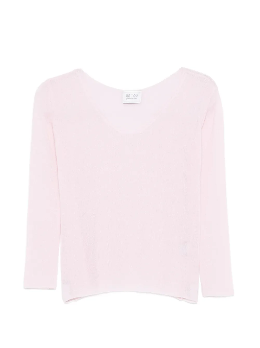 BeYou V-neck sweater - Rosa
