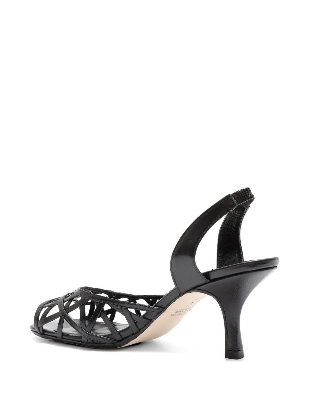 Sarah Chofakian Tokyo Palace sandals Zwart
