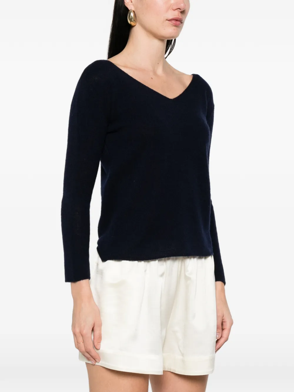  Beyou V-neck Sweater - Blue 