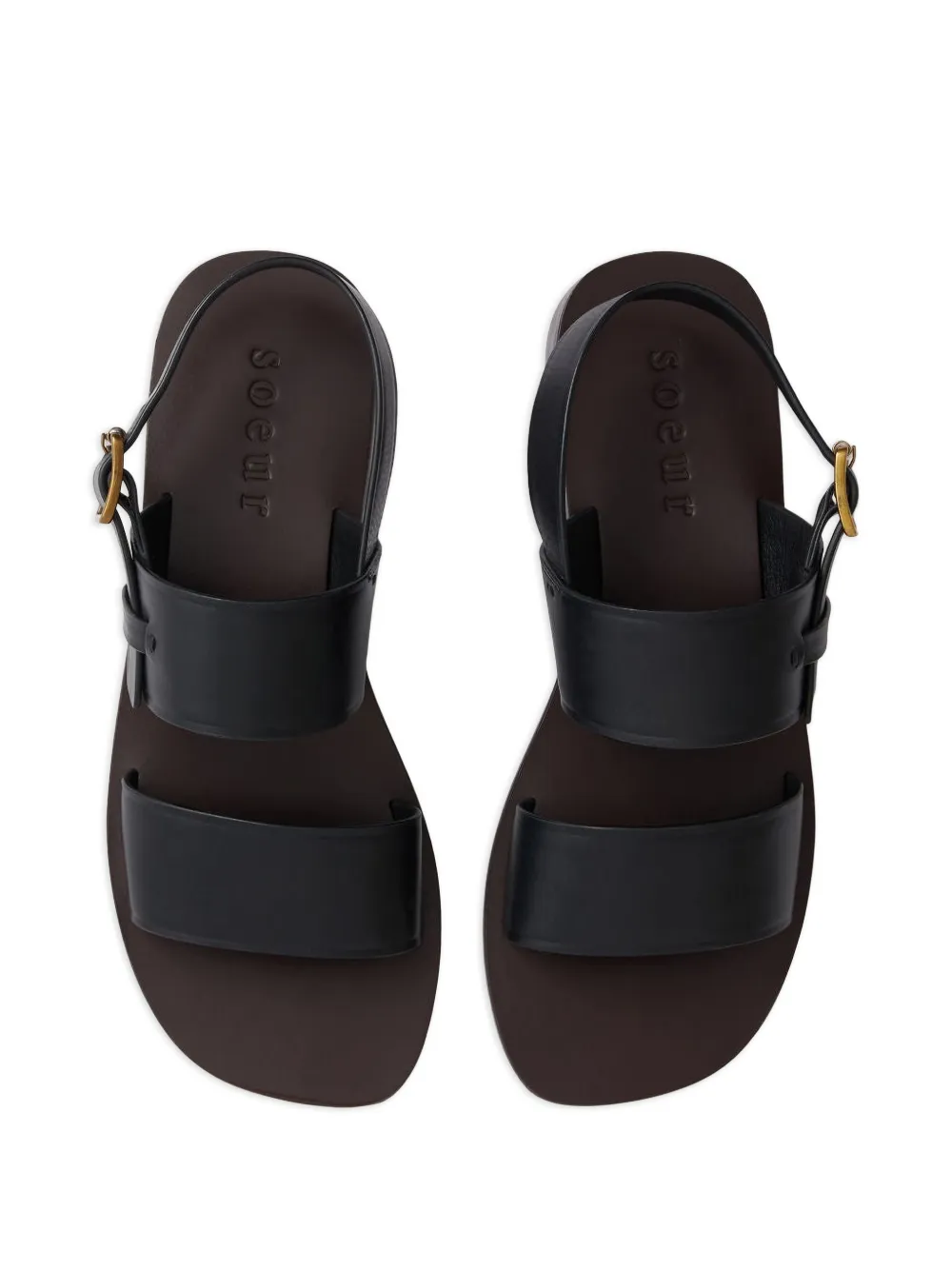 Soeur Douglas sandalen met gesp Zwart