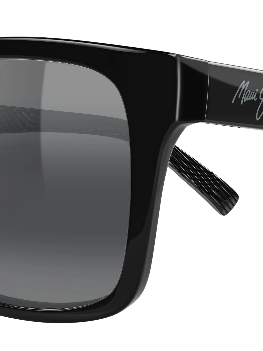 Maui Jim Zonnebril met vierkant montuur Zwart