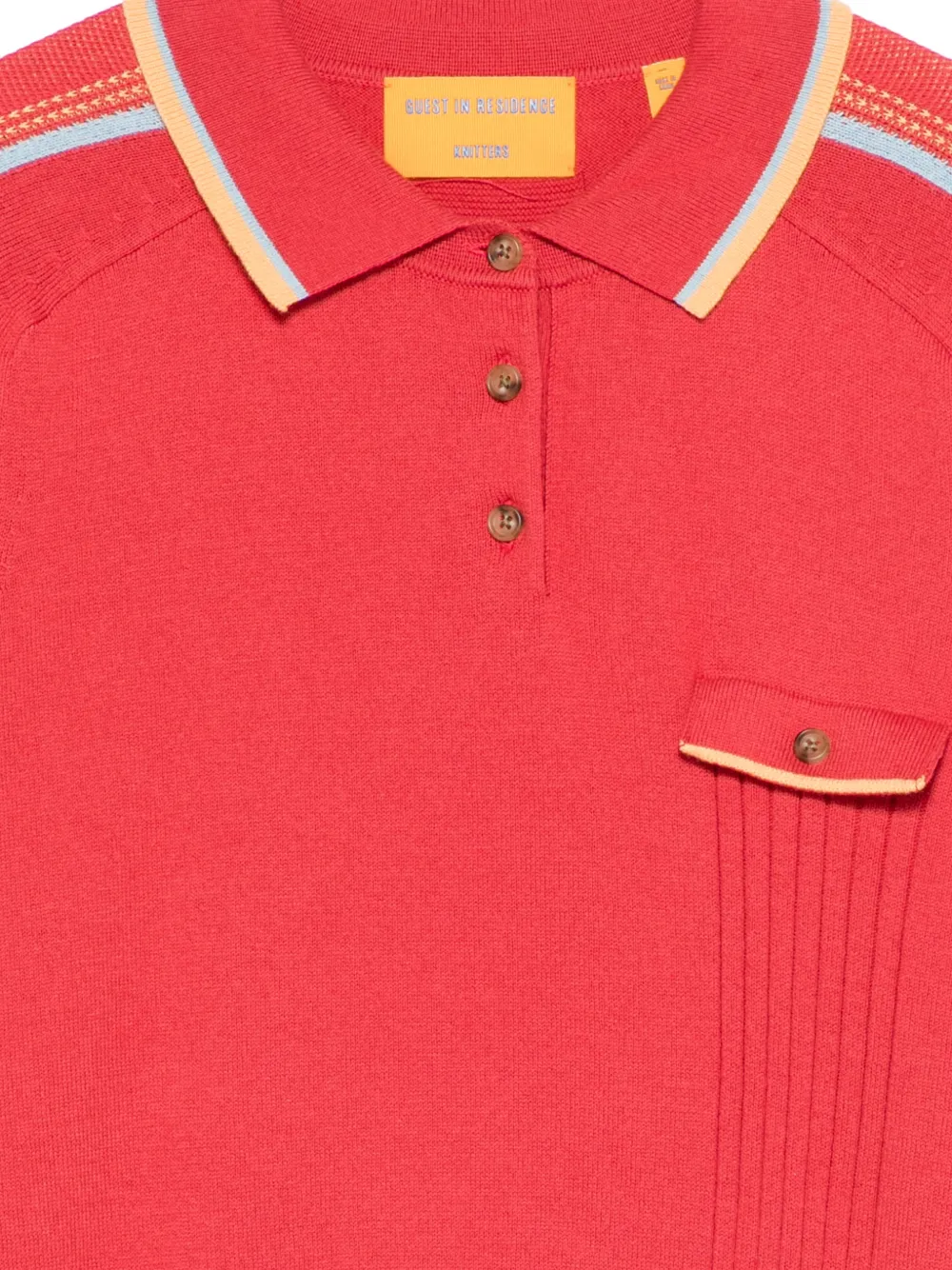 Guest In Residence Relay poloshirt Rood