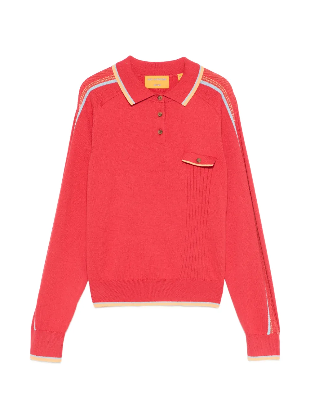 Guest In Residence Relay polo shirt - Rosso