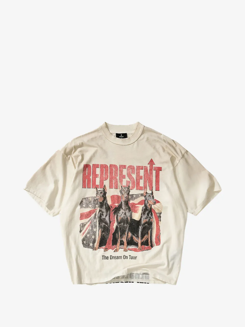 Represent Dream On Tour T-shirt | Neutrals | Image 1