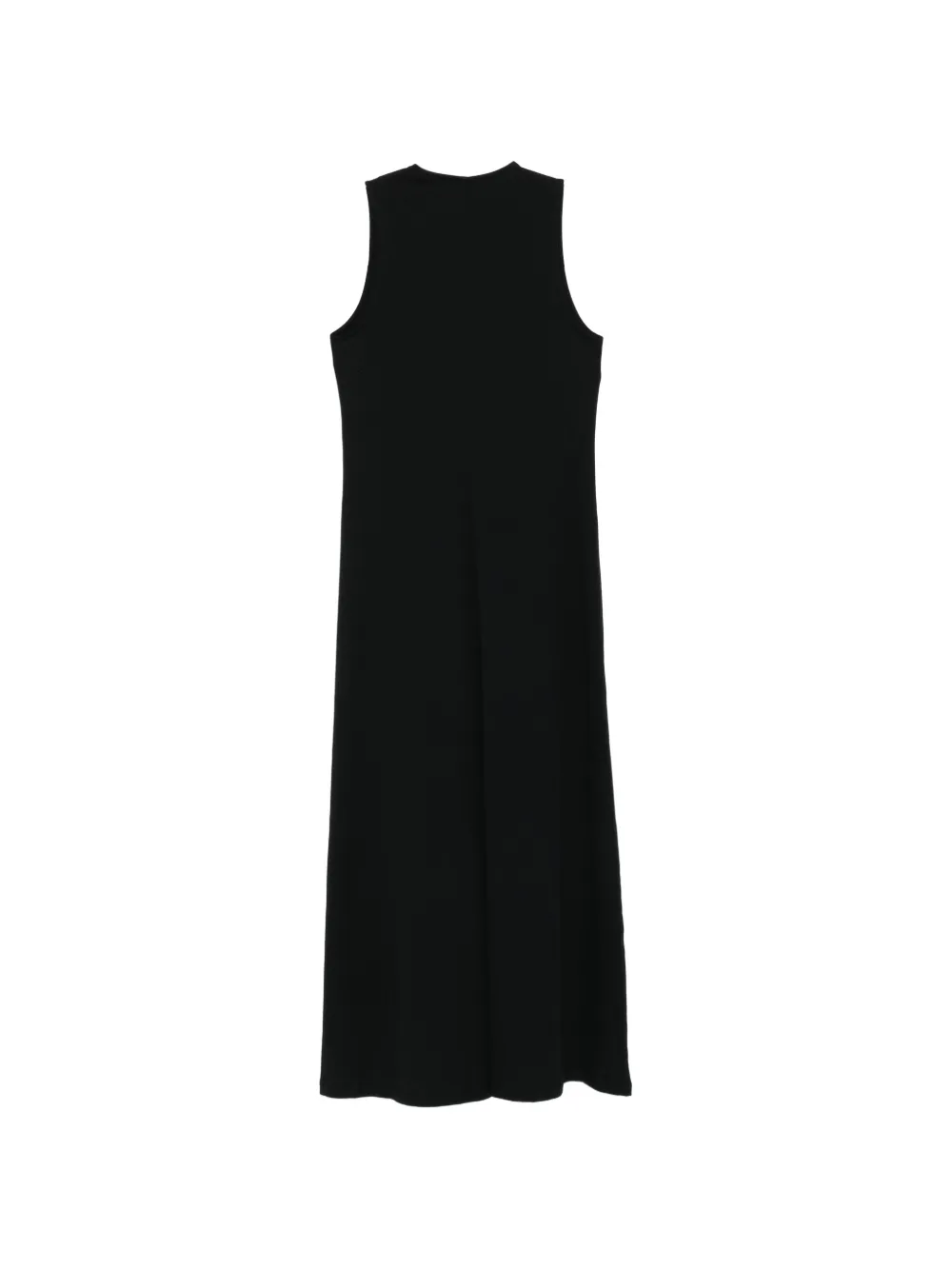 Majestic Filatures Midi-jurk met V-hals Zwart