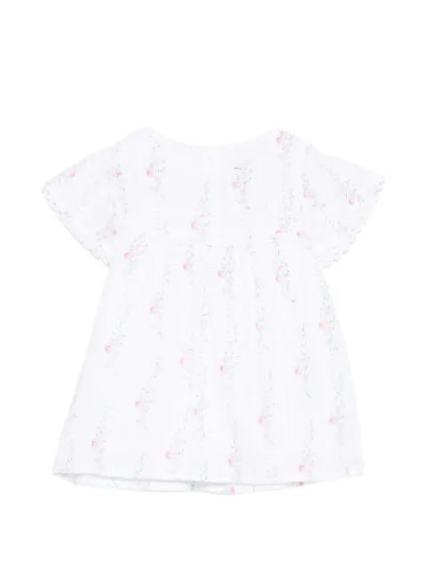 Tartine Et Chocolat floral embroidered top