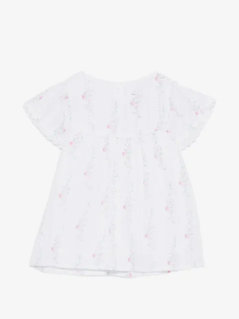 Tartine Et Chocolat floral embroidered top