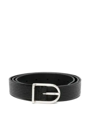 Brioni logo-buckle Reversible Leather Belt | Black | FARFETCH