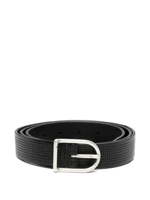 Dell'oglio perforated buckle belt